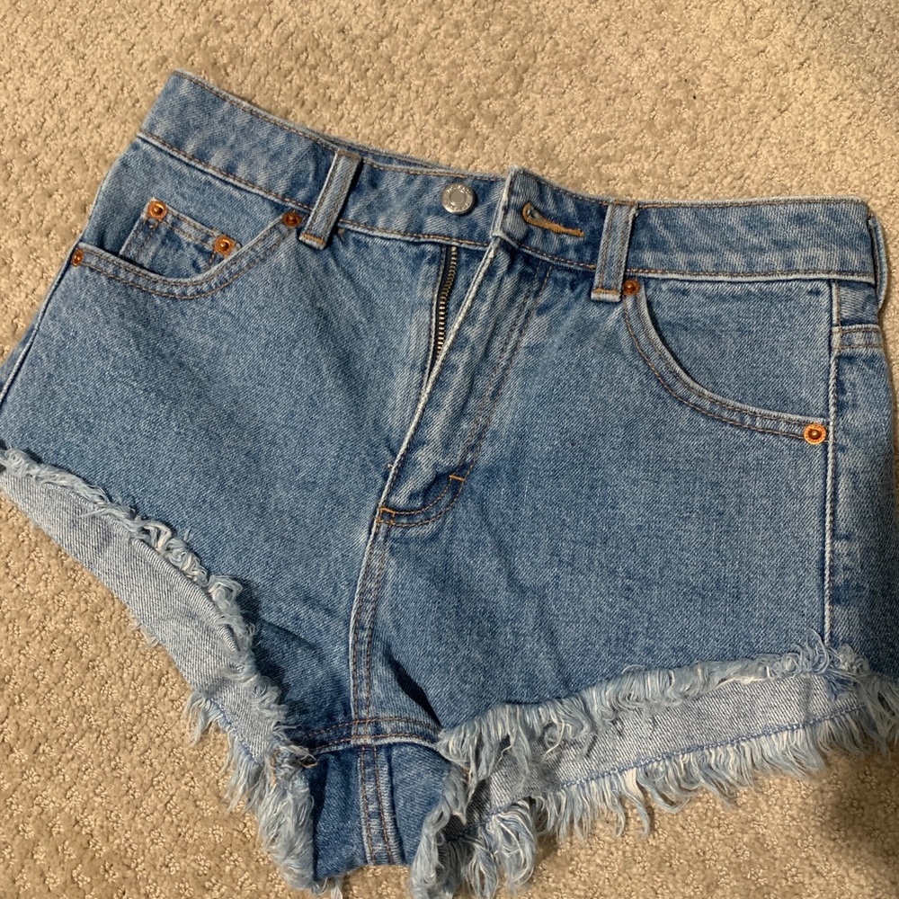Topshop denim shorts